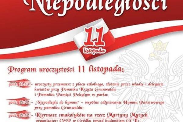 GMINNE OBCHODY  ŚWIĘTA NIEPODLEGŁOŚCI