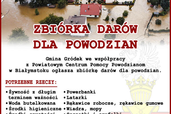 ZBIÓRKA DARÓW DLA POWADZIAN