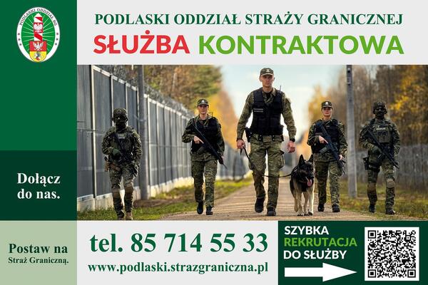 Nowy rodzaj służby w Podlaskim Oddziale Straży Granicznej